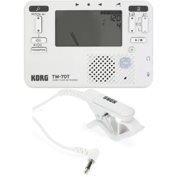 Korg TM-70C Tuner/Metronome w/ CM400 Contact Mic