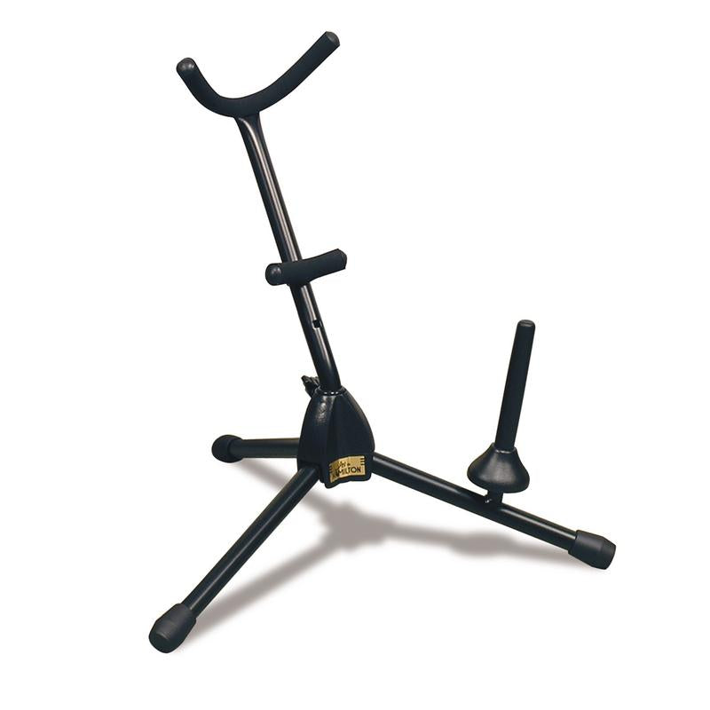 Hamilton International Style Saxophone Stand with Flute Peg